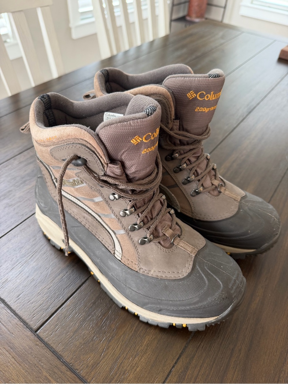Columbia Omni Grip Boots 200 Grams Insulated Waterproof BM1471-256 Mens 10